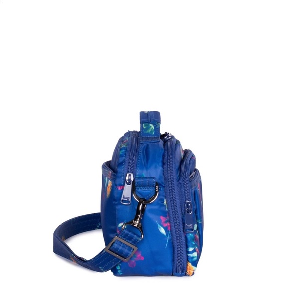 lug Bags Lug Scoop Rfid Top Handle Crossbody Bag Bouquet Blue